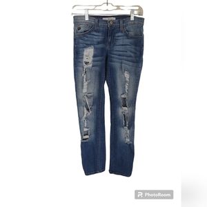 Kancan destroyed skinny jeans Made in the USA Size 26